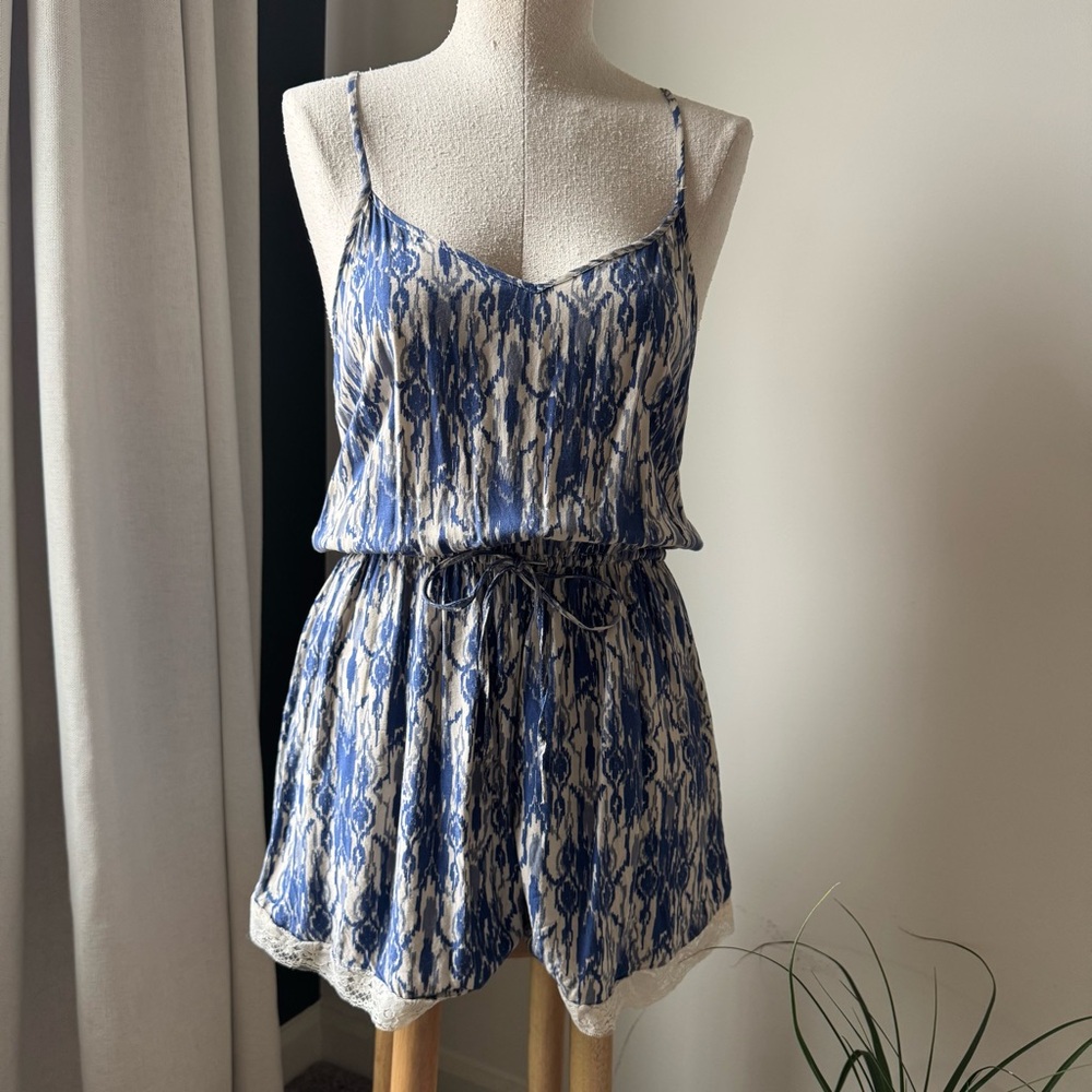 A&F Lace Trim Romper
